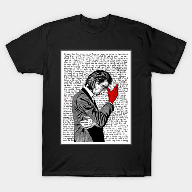 NICK CAVE T-Shirt by Kankiku Studio